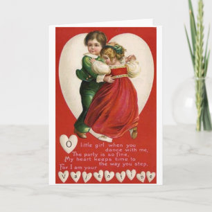 Valentine Couple Dancing Card
