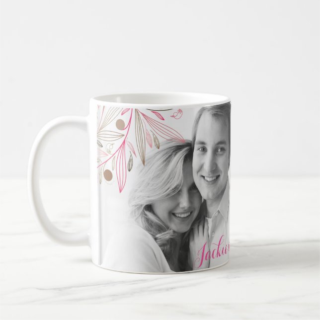 Valentine couple name love mug (Left)