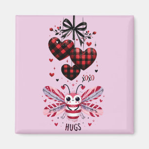 VALENTINE CUDDLE BUG HUGS MAGNET