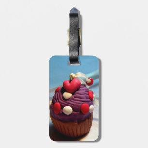 Valentine Cupcake Luggage Tag
