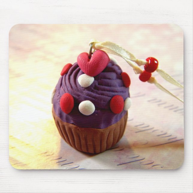 Valentine Cupcake Mouse Pad (Front)