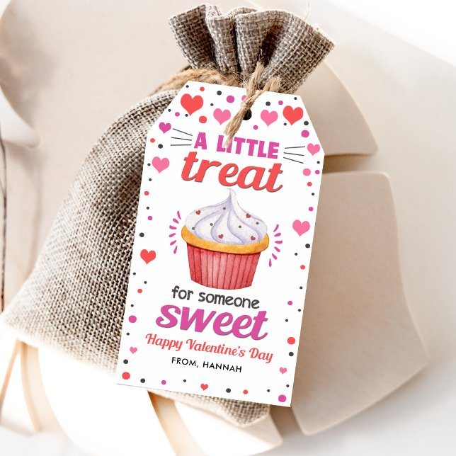 Valentine Cupcake Tags, Classroom Valentine's Tag (Creator Uploaded)