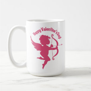 Valentine Cupid custom name mugs