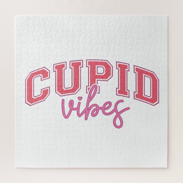 Valentine Cupid Vibes Jigsaw Puzzle (Vertical)
