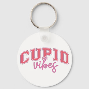 Valentine Cupid Vibes Key Ring
