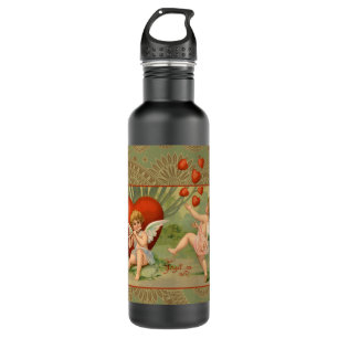 Valentine Cupids Love Antique Vintage 710 Ml Water Bottle