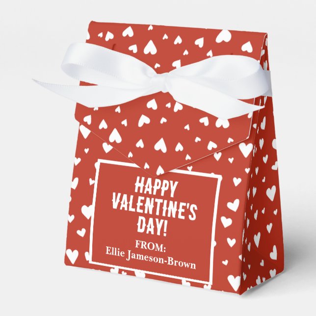 Valentine Custom Favour Box (Front Side)