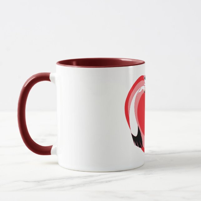 Valentine cute animals love mug (Left)