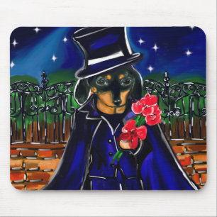 VALENTINE DACHSHUND MOUSE PAD