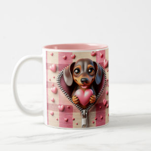 Valentine Dachshund Mug
