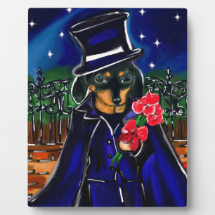 VALENTINE DACHSHUND PLAQUE