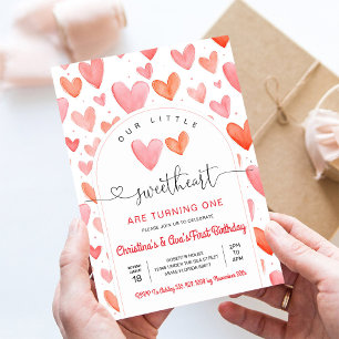Valentine Day Baby Shower Invitation