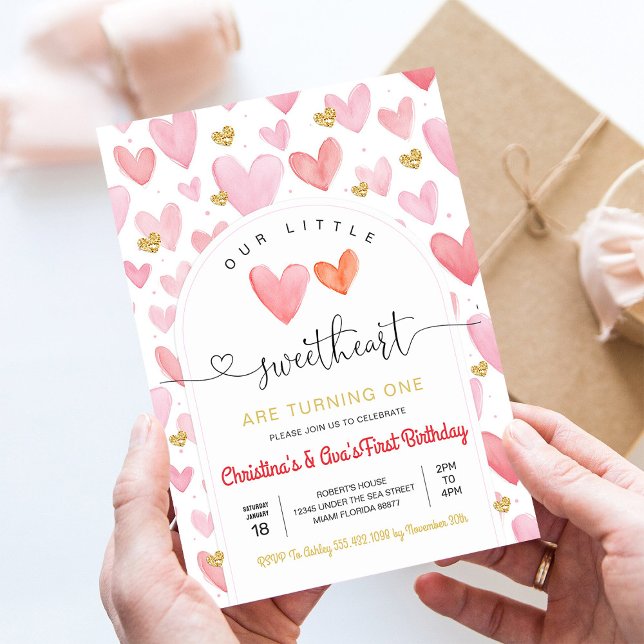 Valentine Day Baby Shower Invitation (Creator Uploaded)
