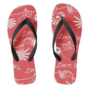 Valentine Day Background Thongs