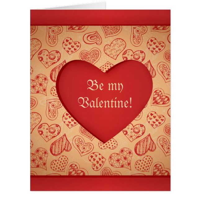 Valentine day card (Front)