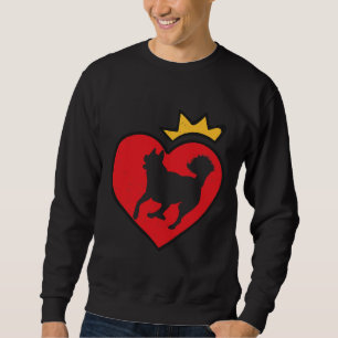 Valentine Day  For Huskey Dog  Heart Heart  Mom  F Sweatshirt