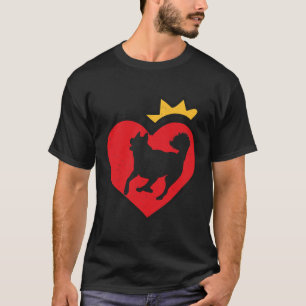 Valentine Day  For Huskey Dog  Heart Heart  Mum  F T-Shirt