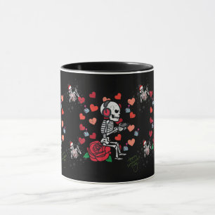 Valentine Day Gamer Skeleton Gaming Mug