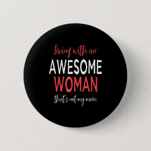 Valentine Day Gift For Husband Married To Awesome 6 Cm Round Badge