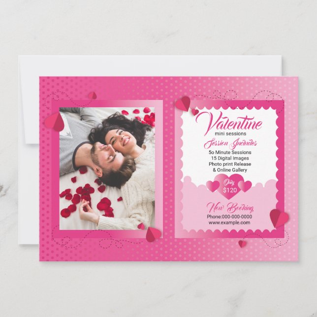 Valentine Day Mini Session Template (Front)