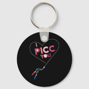 Valentine Day Nurse Picc You Vascular Access Scrub Key Ring