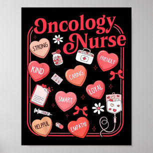 Valentine Day Oncology Nurse Hematology Hem Onc Ca Poster
