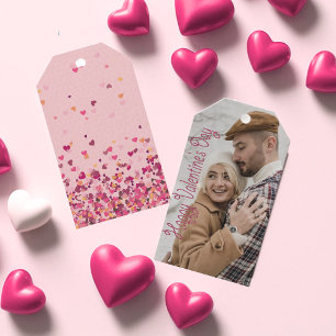 Valentine Day Personalized Photo  Gift Tags
