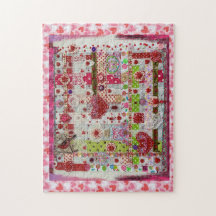 Valentine Day Puzzle Collage