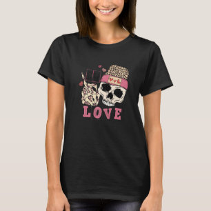 Valentine Day Skeleton Hand Single People Funny Ew T-Shirt