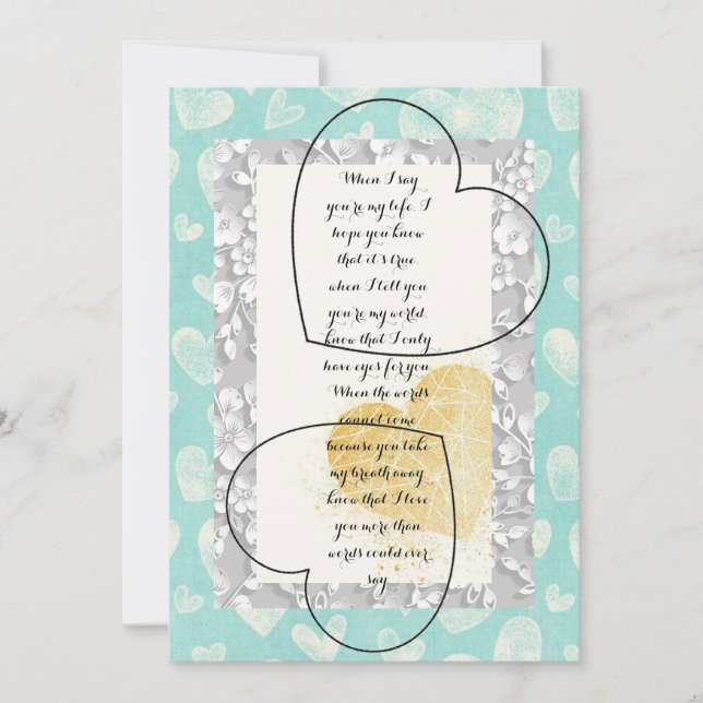 Valentine days card (Front)