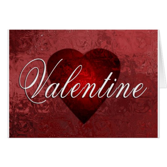 Valentine design card