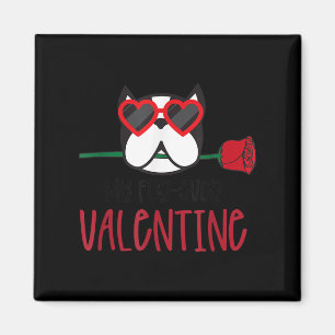 Valentine Dog Heart Love Valentines Day Love Magnet