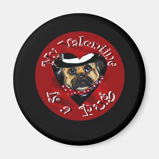 Valentine Dogs Magnet (Front)