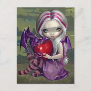 "Valentine Dragon" Postcard