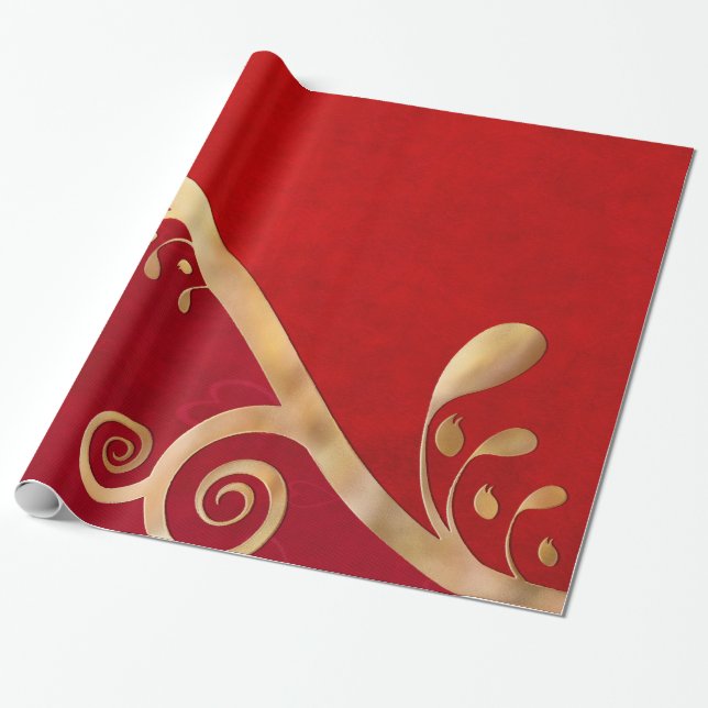Valentine Elegance ALL SIZES Wrapping Paper (Unrolled)