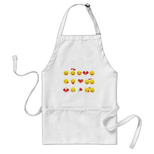Valentine Emojis Standard Apron
