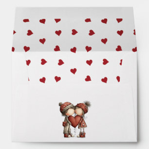 Valentine Envelope with Winter Sweethearts 