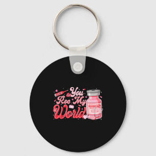 Valentine Er Ed Icu Nicu Rn Nurse You Roc My World Key Ring