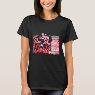 Valentine Er Ed Icu Nicu Rn Nurse You Roc My World T-Shirt
