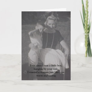 Valentine-Ever since I was a little boy,hanging... Holiday Card