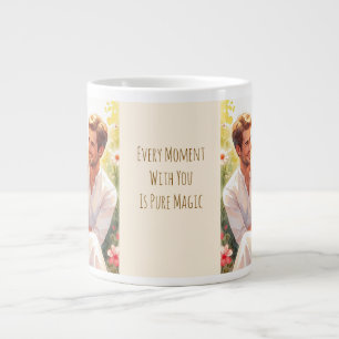Valentine,Every Moment with You is Pure Magic Large Coffee Mug