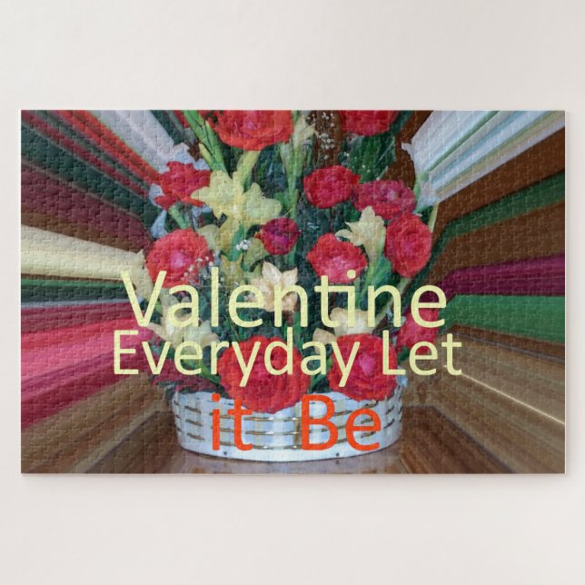Valentine Everyday Share the Love Jigsaw Puzzle (Horizontal)