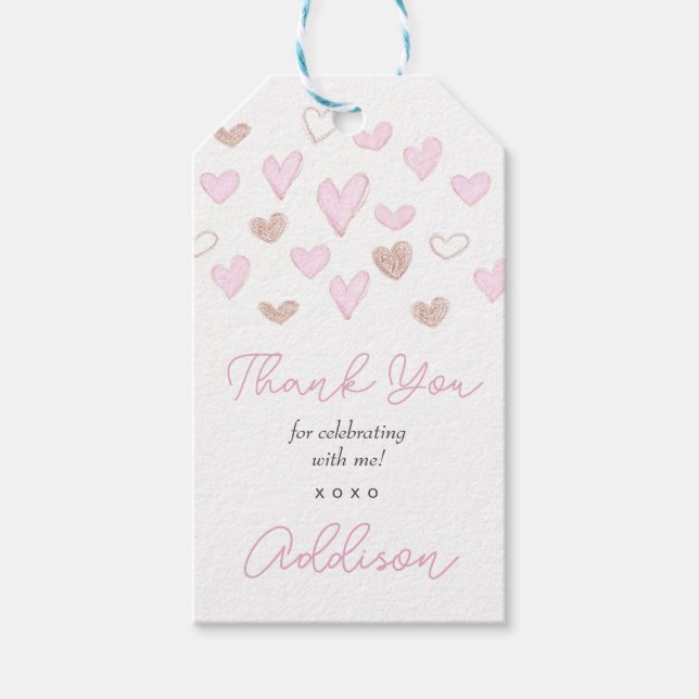 Valentine favour Tag (Front)