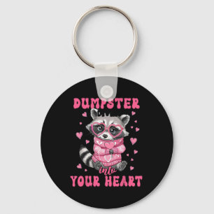 Valentine Feral Racoon Tee Lover Key Ring
