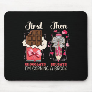 Valentine First Chocolate Mouse Pad