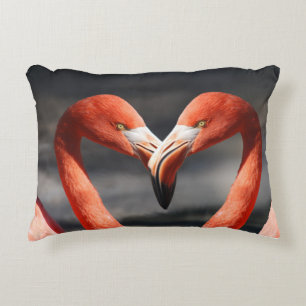 Valentine Flamingo Decorative Cushion