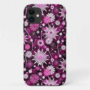 Valentine Floral Pattern iPhone 11 Case