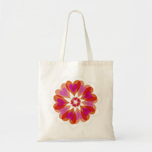Valentine Flower Love Hearts Gift Bag