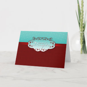 Valentine - For Daughter Holiday Card