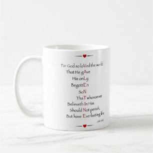 VALENTINE - For God So Loved the World Coffee Mug